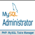 PHP MySQL Table Manager