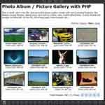 Free PHP Photo album script screenshot