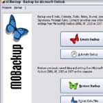 MOBackup Outlook Backup screenshot