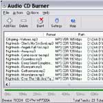Easy Audio CD Burner screenshot