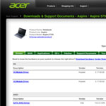 Acer Aspire 5750 Wireless Drivers screenshot