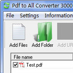 Pdf to All Converter 3000 Download screenshot