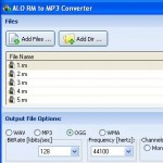Alo WMA converter Download screenshot