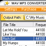 WAV To Mp3 Converter screenshot