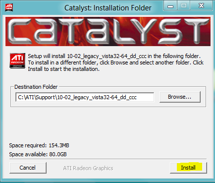 Ati catalyst xp 32 bit download